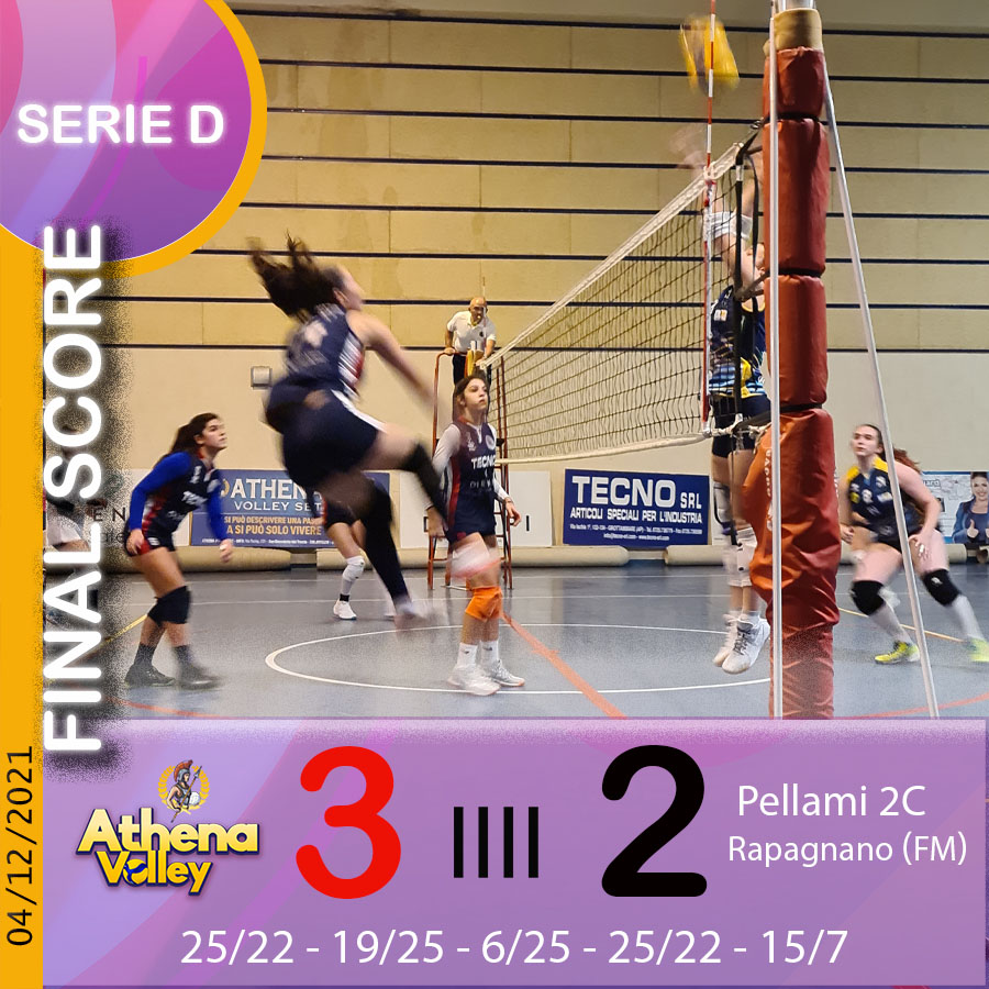 Tecno Athena-Pellami 2C 3-2 (Serie D femm.)